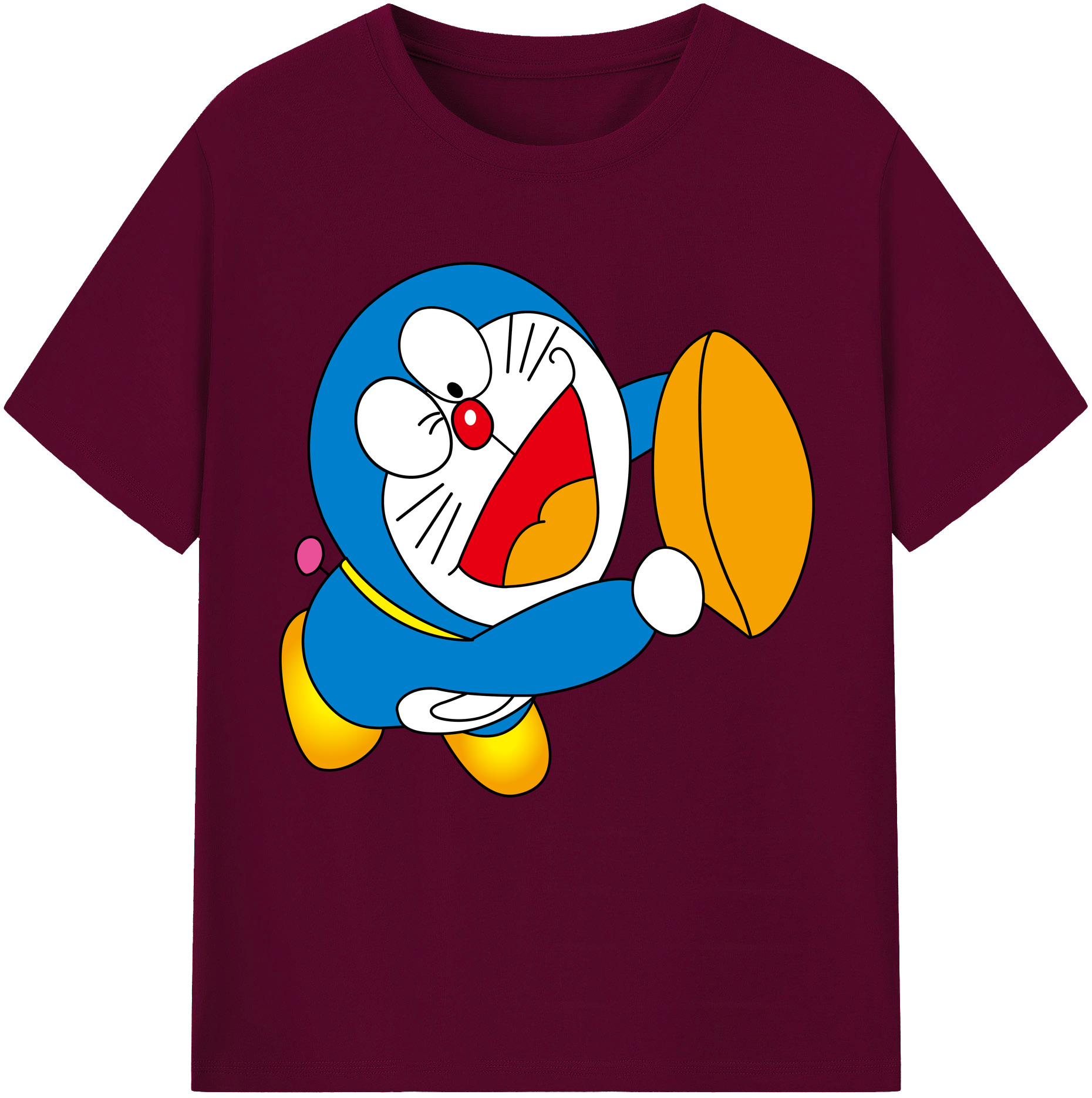 （画像用） ドラえもん Doraemon レディースカジュアルプリントTシャツ（綿100％）